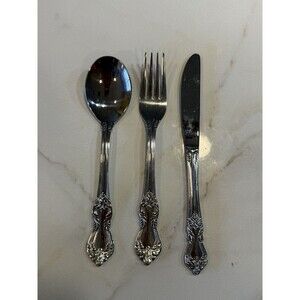 Reed & Barton Domain 3 Piece Place Setting Stainless 18/10 Flatware